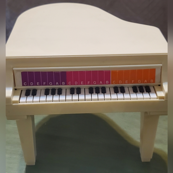 Vintage Barbie Piano Mattel Electric Grand Piano and Chair 1980’s Dream House - Picture 3 of 9